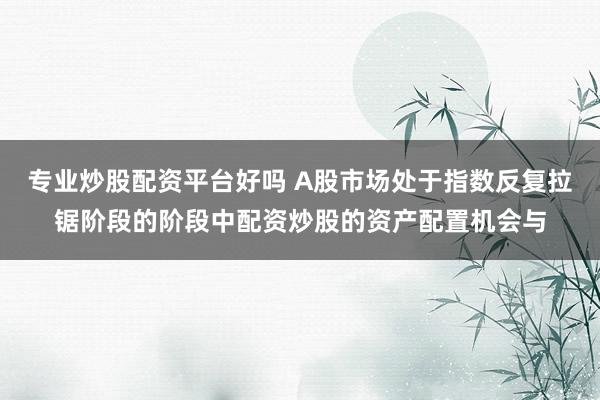 专业炒股配资平台好吗 A股市场处于指数反复拉锯阶段的阶段中配资炒股的资产配置机会与